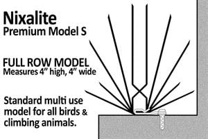 Nixalite Model S Bird Spikes